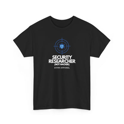 Security Researcher Not Hacker — Cybersecurity Tee