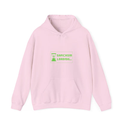 Sarcasm Loading Hoodie - IT Geek Humor, Tech Lover Gift, Funny Sysadmin Apparel