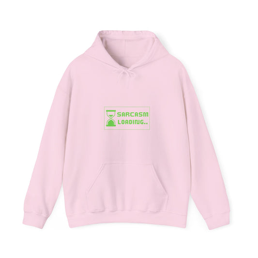 Sarcasm Loading Hoodie - IT Geek Humor, Tech Lover Gift, Funny Sysadmin Apparel