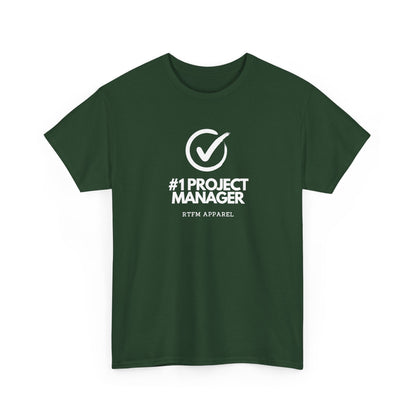 #1 Project Manager Checkmark — Tee