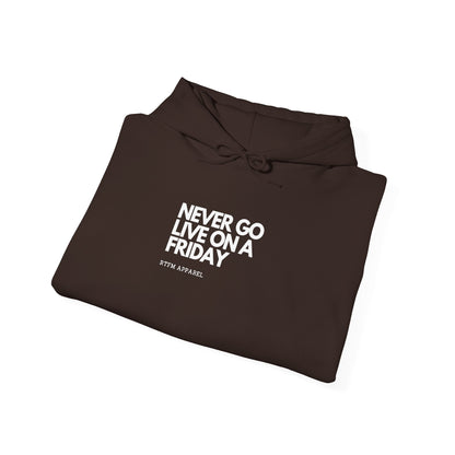 Never Go Live On A Friday — DevOps Hoodie