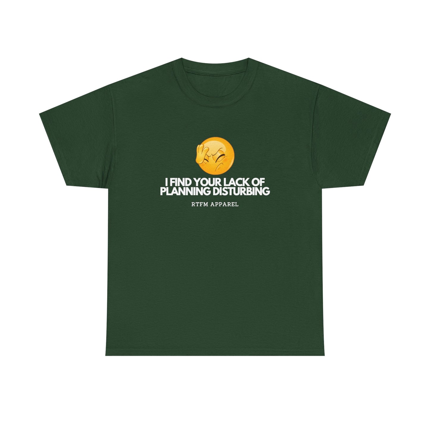 I Find Your Lack of Planning Disturbing — Network Engineer Tee