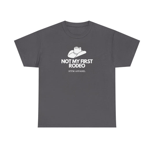 Not My First Rodeo Cowboy Hat Tech Geek Humour — Tee
