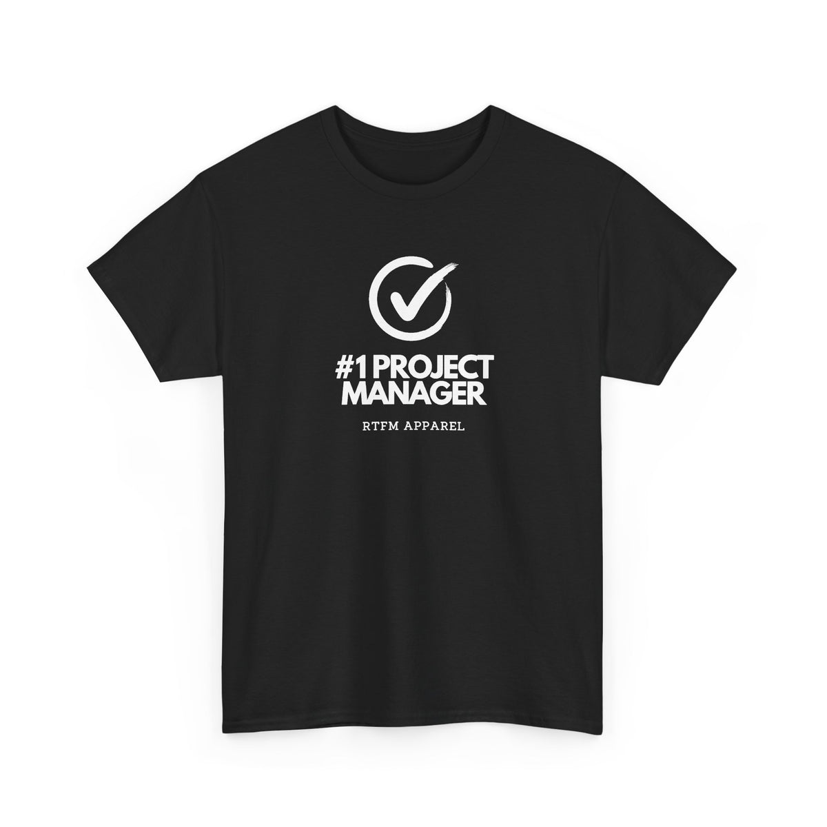 #1 Project Manager Checkmark — Tee