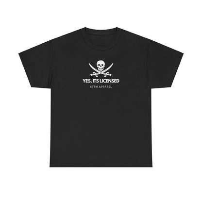 Yes, It's Licensed - RTFM Apparel Skull Humor Tech Geek