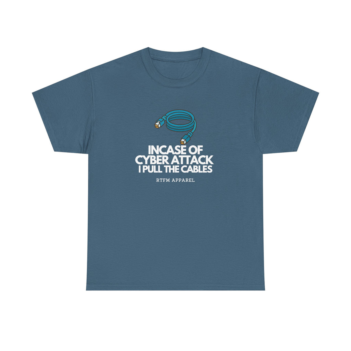 In Case Of Cyber Attack — Cybersecurity Tee