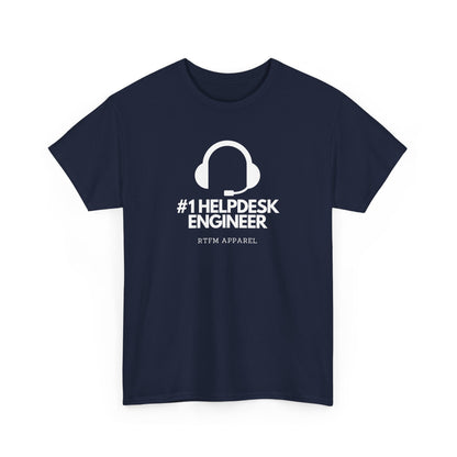 #1 Helpdesk Engineer Headset RTFM Apparel - Funny Tech, IT, Sysadmin