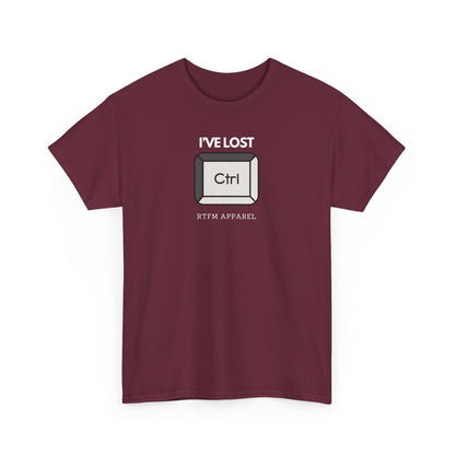 I've Lost Ctrl T-Shirt - Funny Tech, IT, Sysadmin, Geek Humor 2025