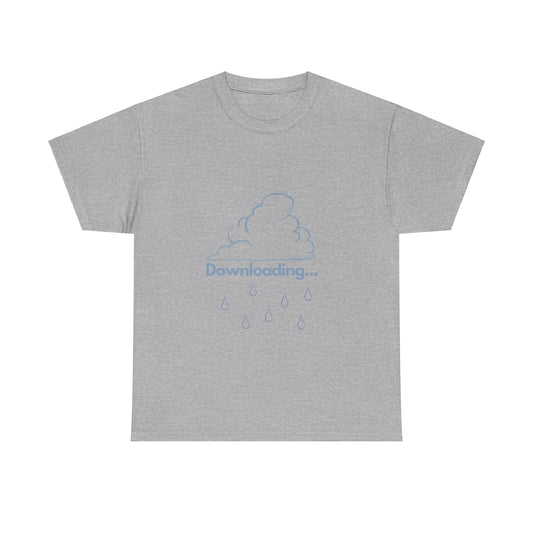 Downloading Cloud Raindrops - Tech Geek Humor