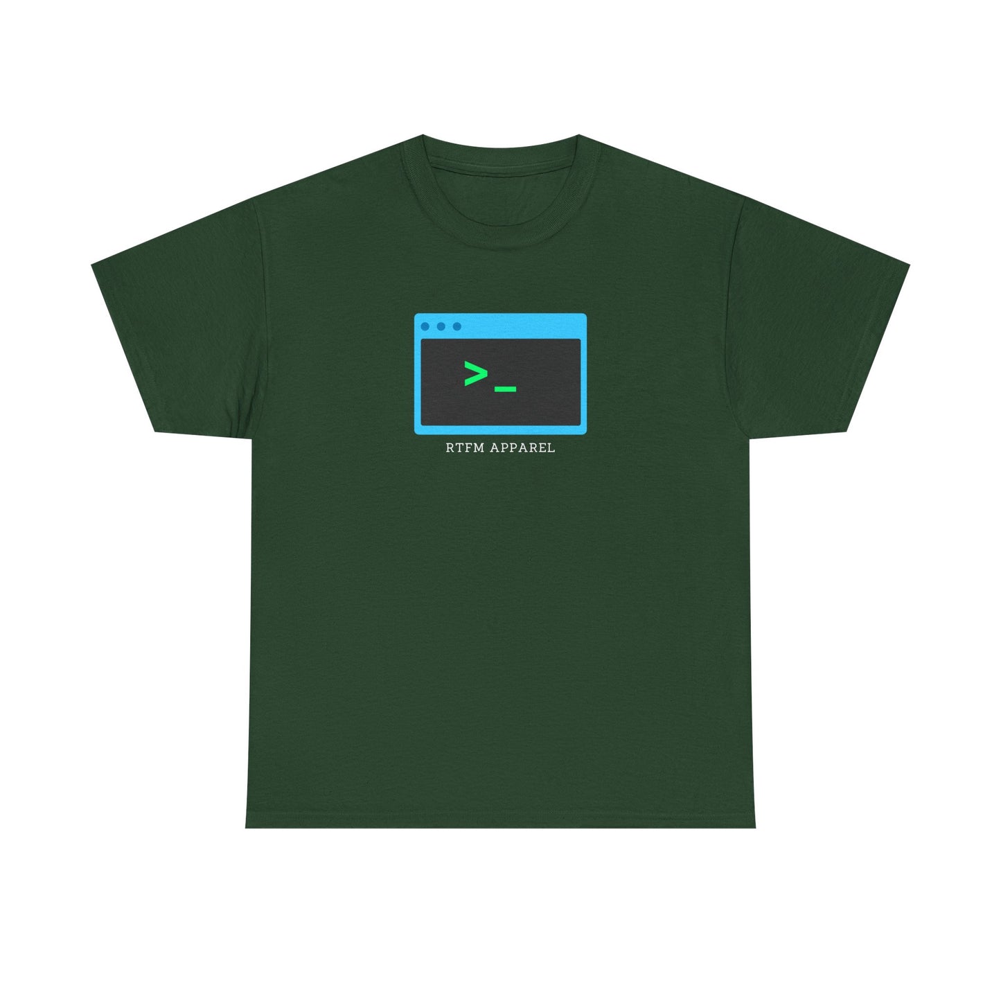 RTFM Terminal Command Nerd Humor T-Shirt - Geek, Sysadmin, IT Crowd, Developer, Programmer, Fun Tee