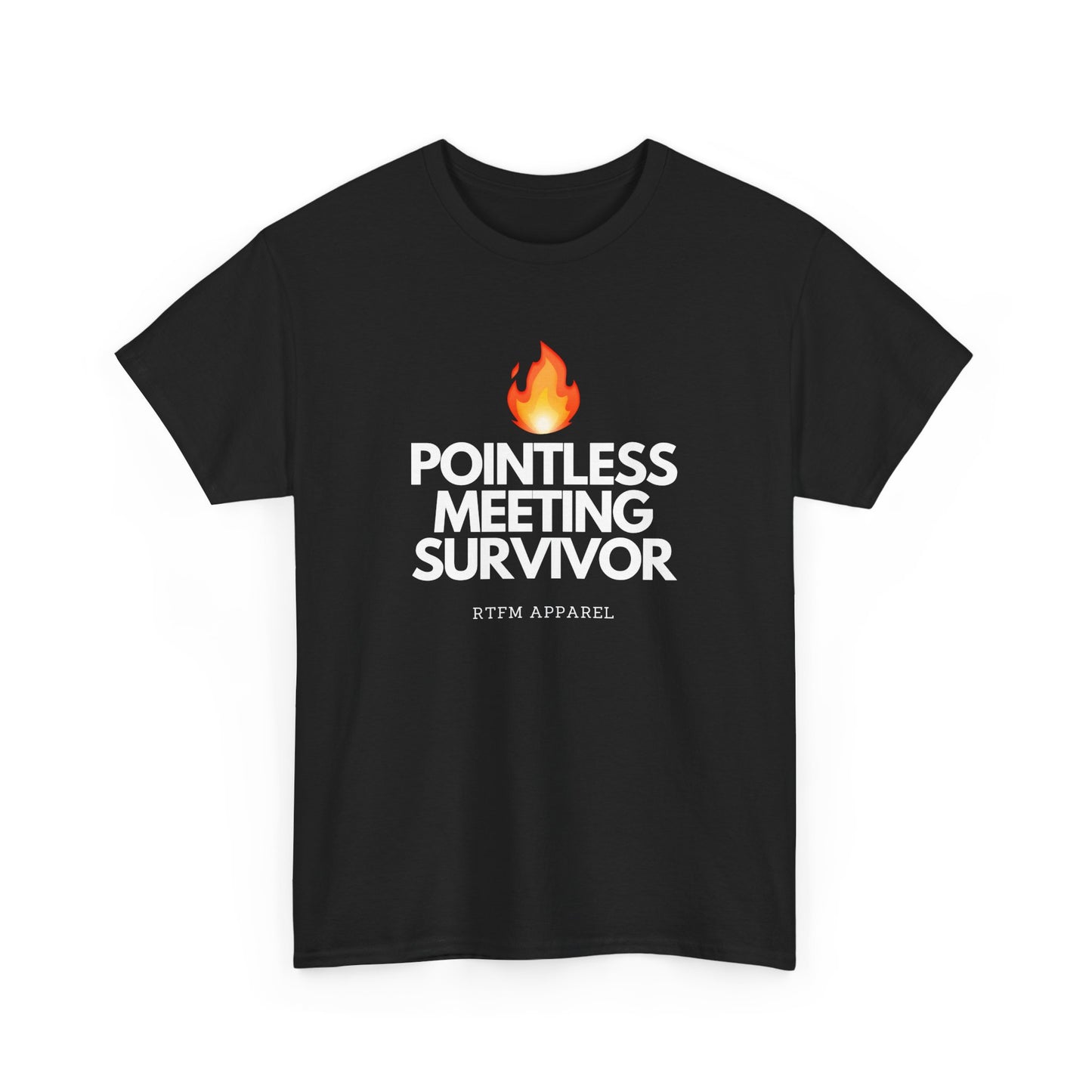 Pointless Meeting Survivor - RTFM, Sysadmin, IT Professional, Tech Humor, Funny Gift