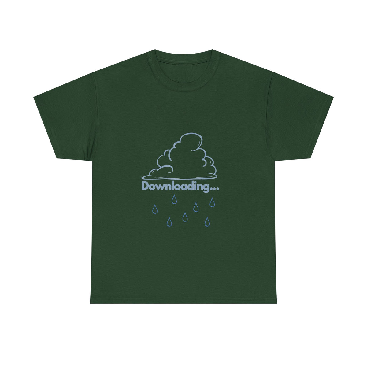 Downloading Cloud Raindrops — Tee