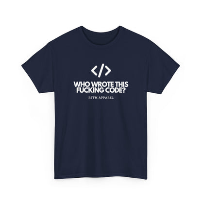 Who Wrote This Code? — Developer Tee
