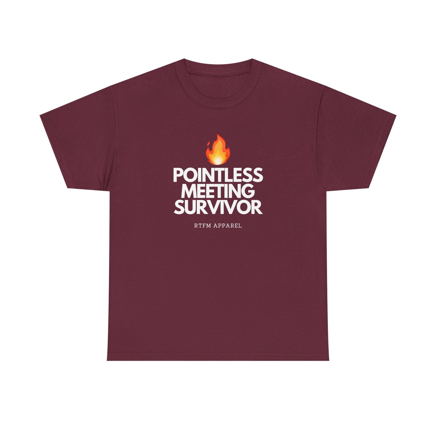Pointless Meeting Survivor - RTFM, Sysadmin, IT Professional, Tech Humor, Funny Gift
