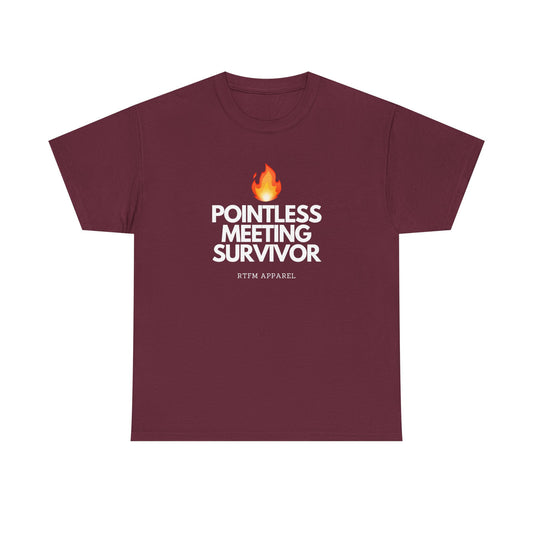 Pointless Meeting Survivor - RTFM, Sysadmin, IT Professional, Tech Humor, Funny Gift