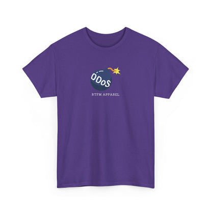 Funny DDOS Bomb Graphic T-Shirt - Cybersecurity, IT, Geek Tech Humor