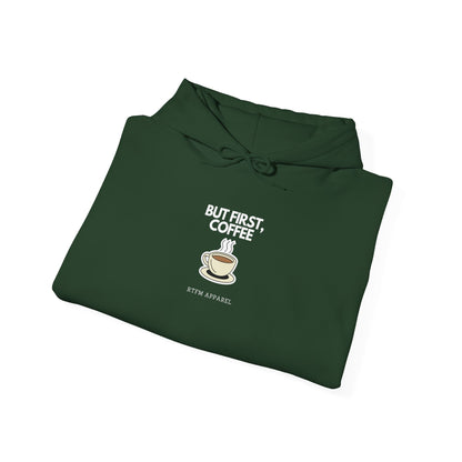 But First, Coffee - RTFM Apparel Cozy Hoodie Tech Gift for Developers, IT Professionals