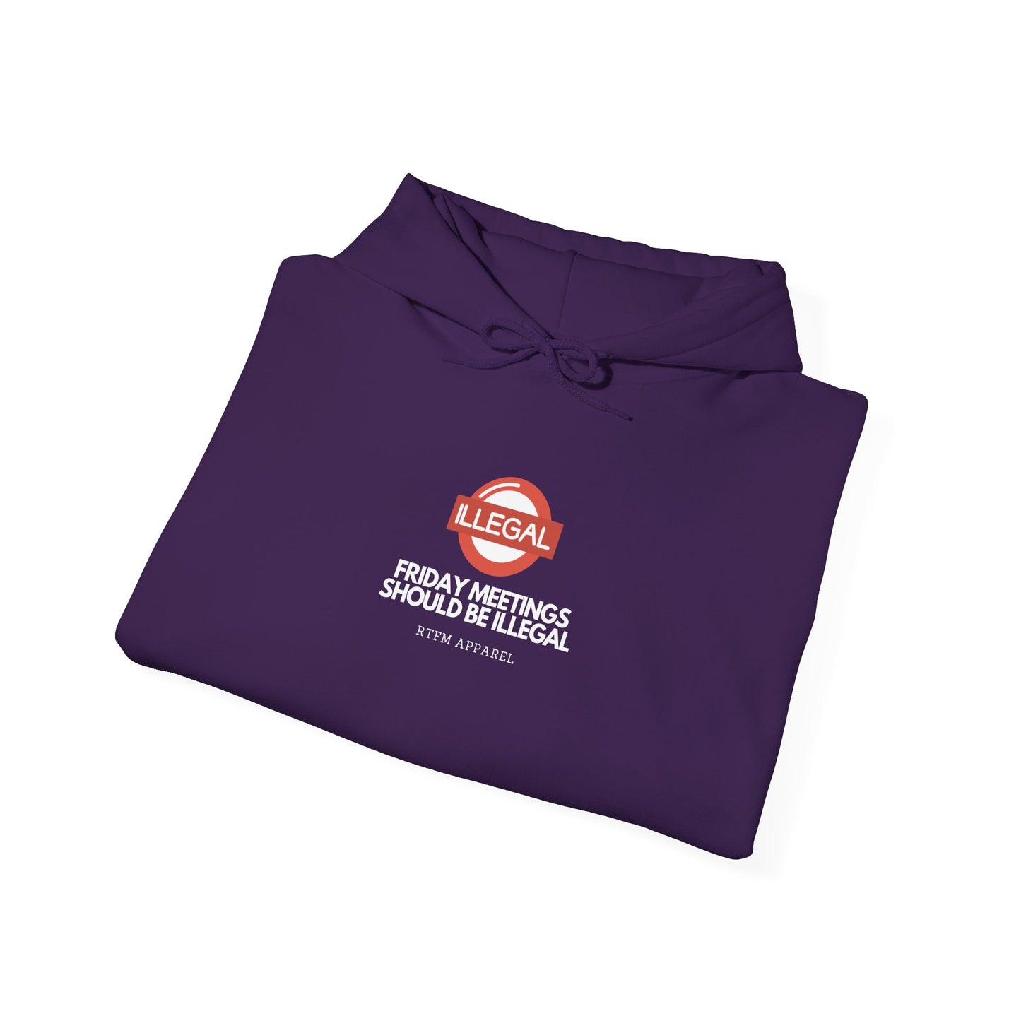 Funny Friday Meetings Should Be Illegal Hoodie for IT, Office, Geek, Programmer