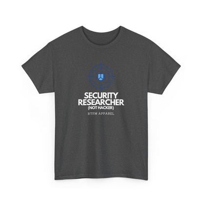 Security Researcher Not Hacker RTFM Apparel Funny Tech T-Shirt 2025