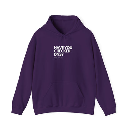 Have You Checked DNS? RTFM Apparel - Cozy Tech Hoodie, Network Geek, IT Humor