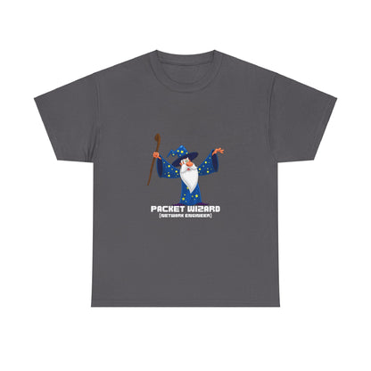 Packet Wizard Network Engineer Funny Tech Geek T-Shirt