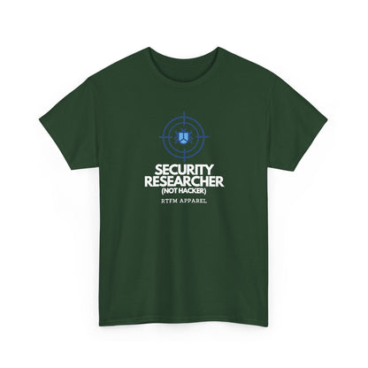 Security Researcher Not Hacker Bug — Cybersecurity Tee