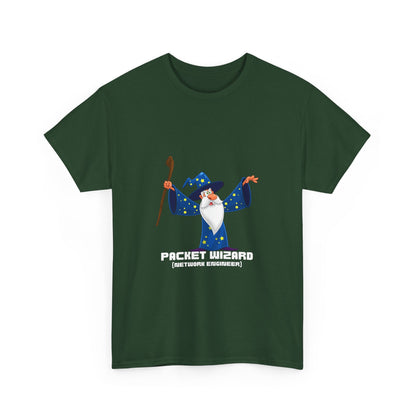 Packet Wizard Network Engineer Funny Tech Geek T-Shirt