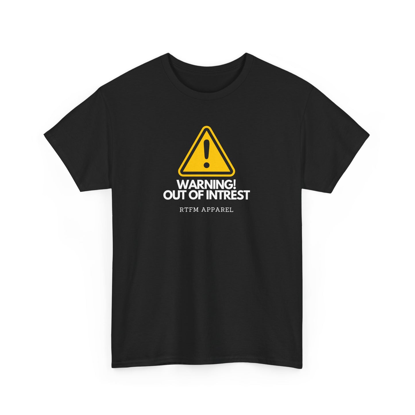 Warning Out Of Interest Funny Tech Humor IT Geek Tshirt For Developers