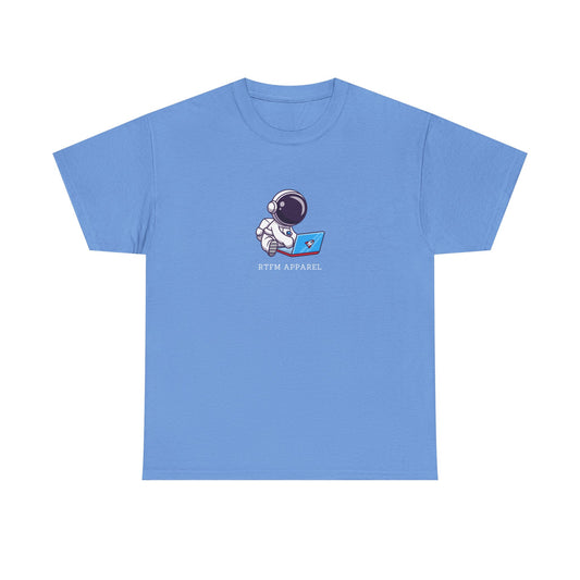 RTFM Apparel - Astronaut With Laptop Geek Humor Tech IT Sysadmin