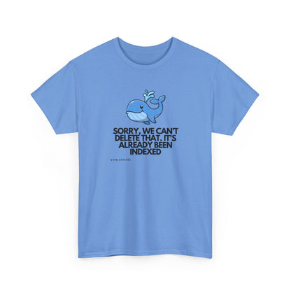 Happy Whale Splash Tech Humor — Cloud Engineer Tee