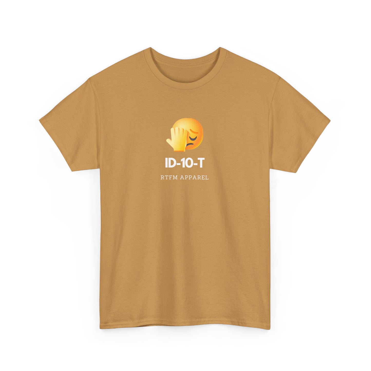 ID-10-T Funny Tech Humor T-Shirt For IT Professionals And Geeks