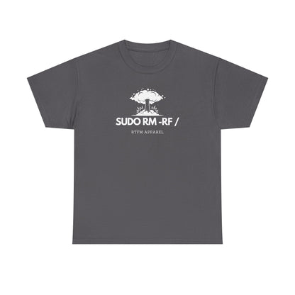 Sudo RM -RF / Explosion Fun T-Shirt - Sysadmin Linux Geek Humor 2025