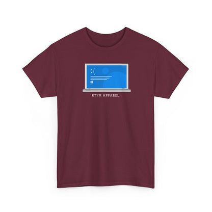 RTFM Apparel Laptop Funny Tech Humor - IT, Cyber Security, Geeky Tee
