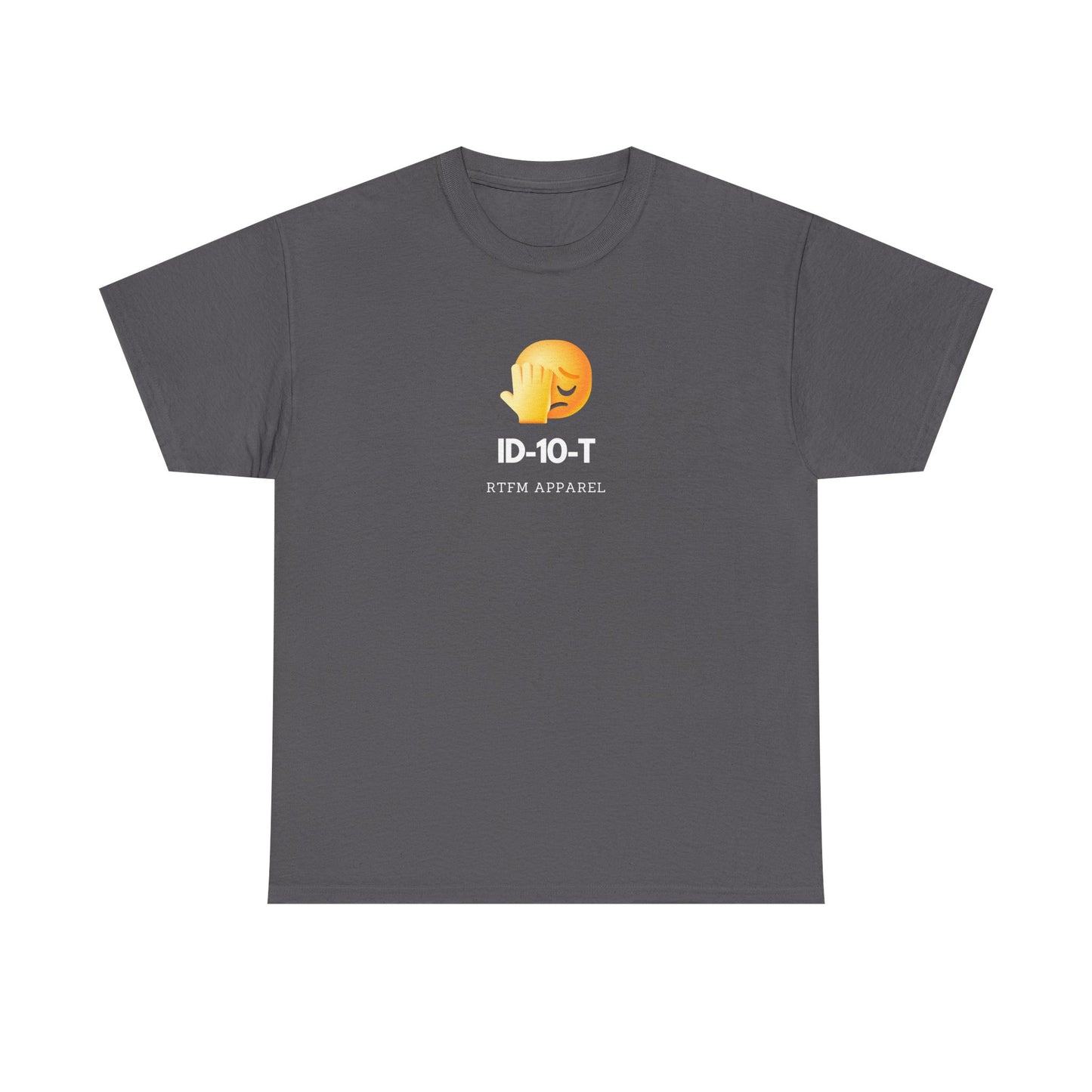 ID-10-T Funny Tech Humor T-Shirt For IT Professionals And Geeks