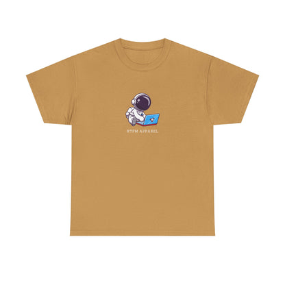 RTFM Apparel - Astronaut With Laptop Geek Humor Tech IT Sysadmin