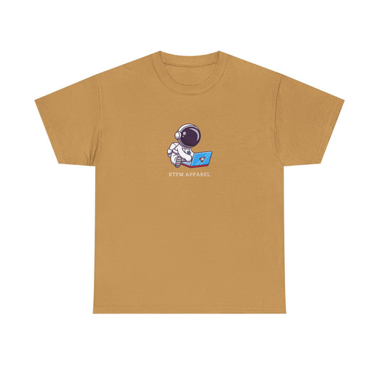 RTFM Apparel - Astronaut With Laptop Geek Humor Tech IT Sysadmin
