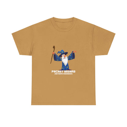 Packet Wizard Network Engineer Funny Tech Geek T-Shirt