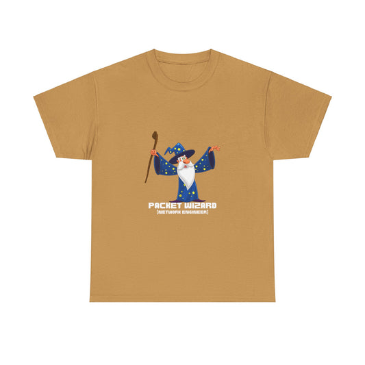 Packet Wizard Network Engineer Funny Tech Geek T-Shirt