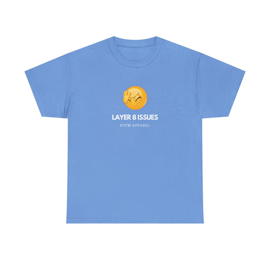 Layer 8 Issues T-Shirt - RTFM Apparel, Geek Humor, Tech, IT, Network, Cybersecurity