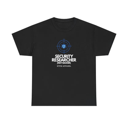 Security Researcher Not Hacker — Cybersecurity Tee