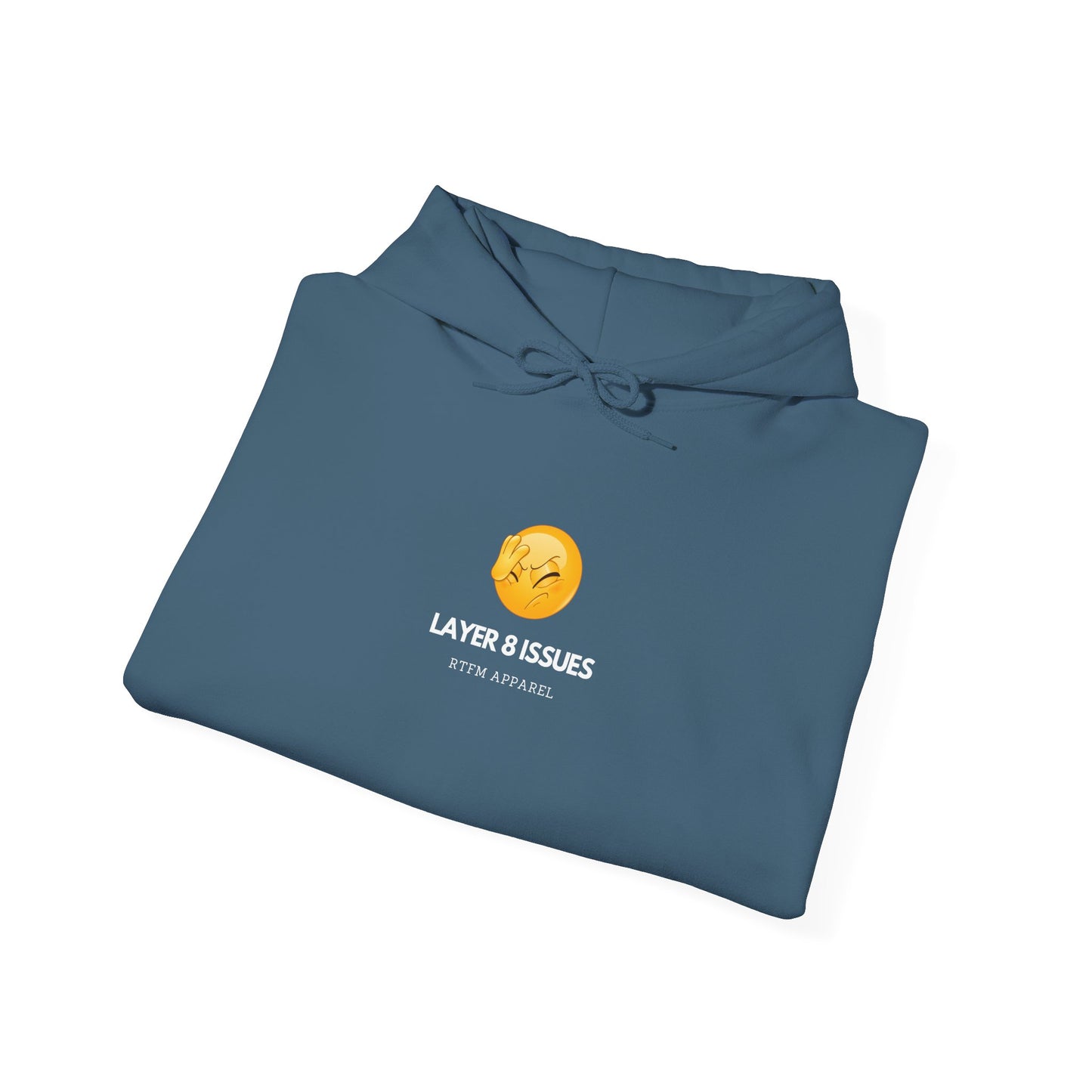 Layer 8 Issues Hoodie - RTFM Apparel, Geek Humor, IT, Techie, Network, Cybersecurity