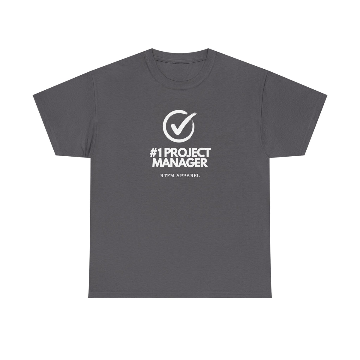 #1 Project Manager Checkmark — Tee