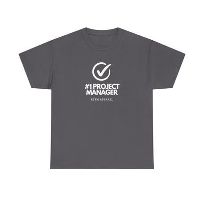 #1 Project Manager Checkmark — Tee