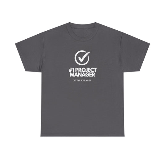 #1 Project Manager Checkmark — Tee