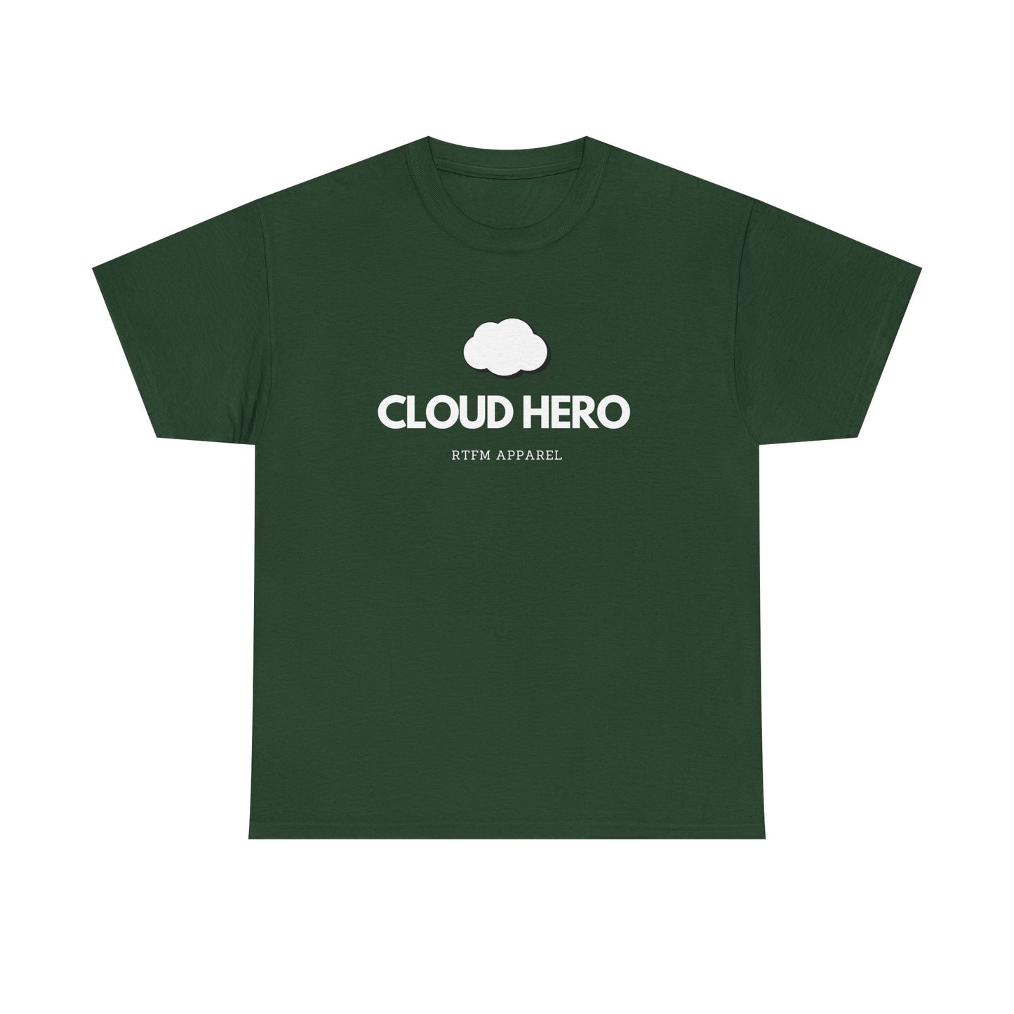 Cloud Hero RTFM Apparel - Funny Sysadmin, Cloud Engineer Humor Gift T-Shirt 2025