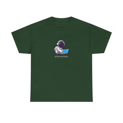 RTFM Apparel - Astronaut With Laptop Geek Humor Tech IT Sysadmin