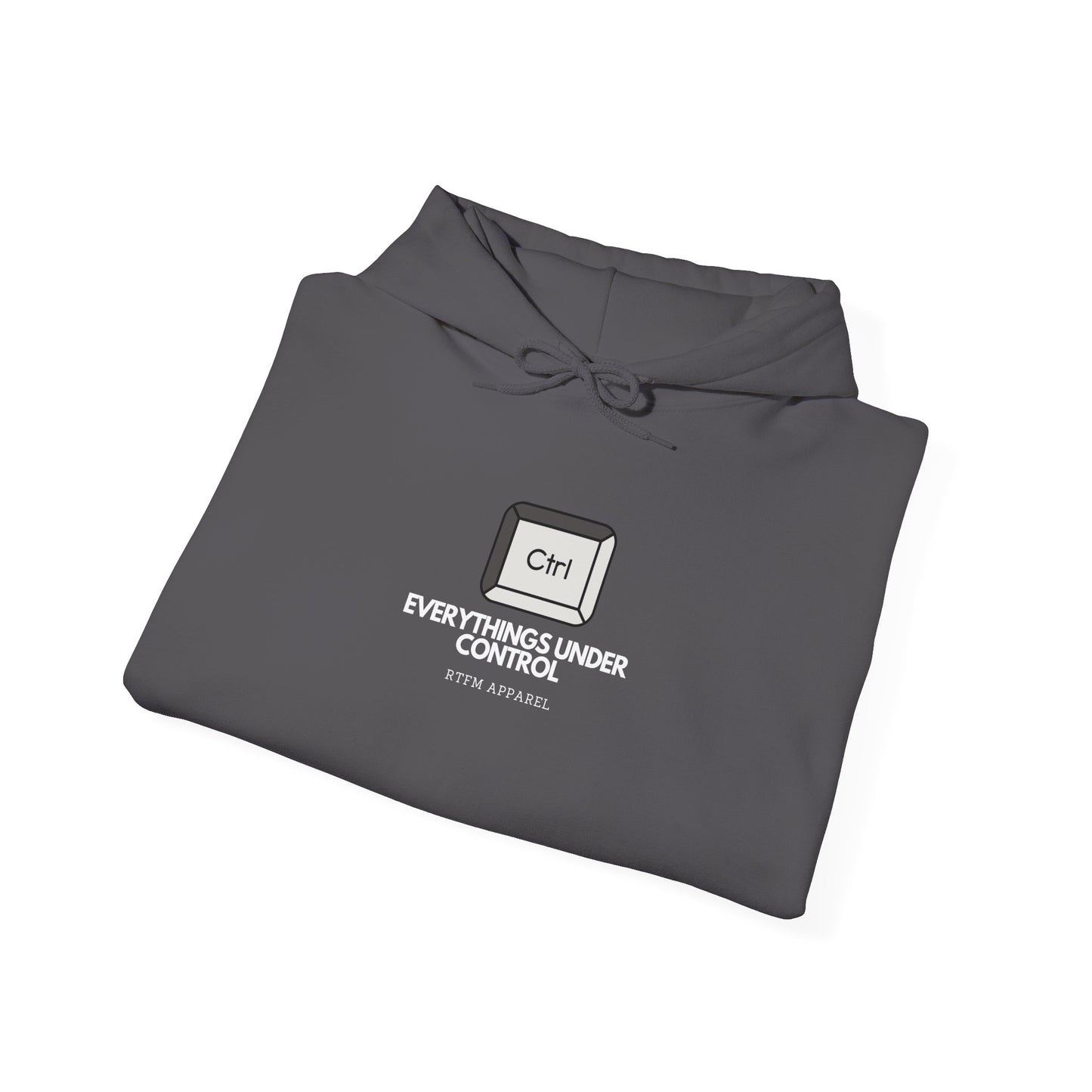 Ctrl Everythings Under Control - RTFM Apparel, Tech Humor, IT Geek, Developer, Cozy Coding Hoodie
