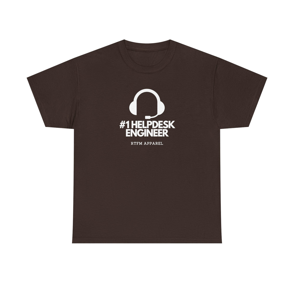 #1 Helpdesk Engineer Headset — IT Support Tee