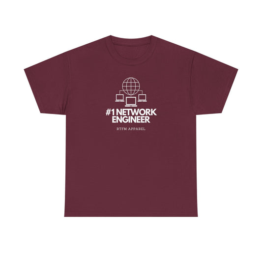#1 Network Engineer RTFM Apparel - Funny Sysadmin, IT Pro, Network Shirt
