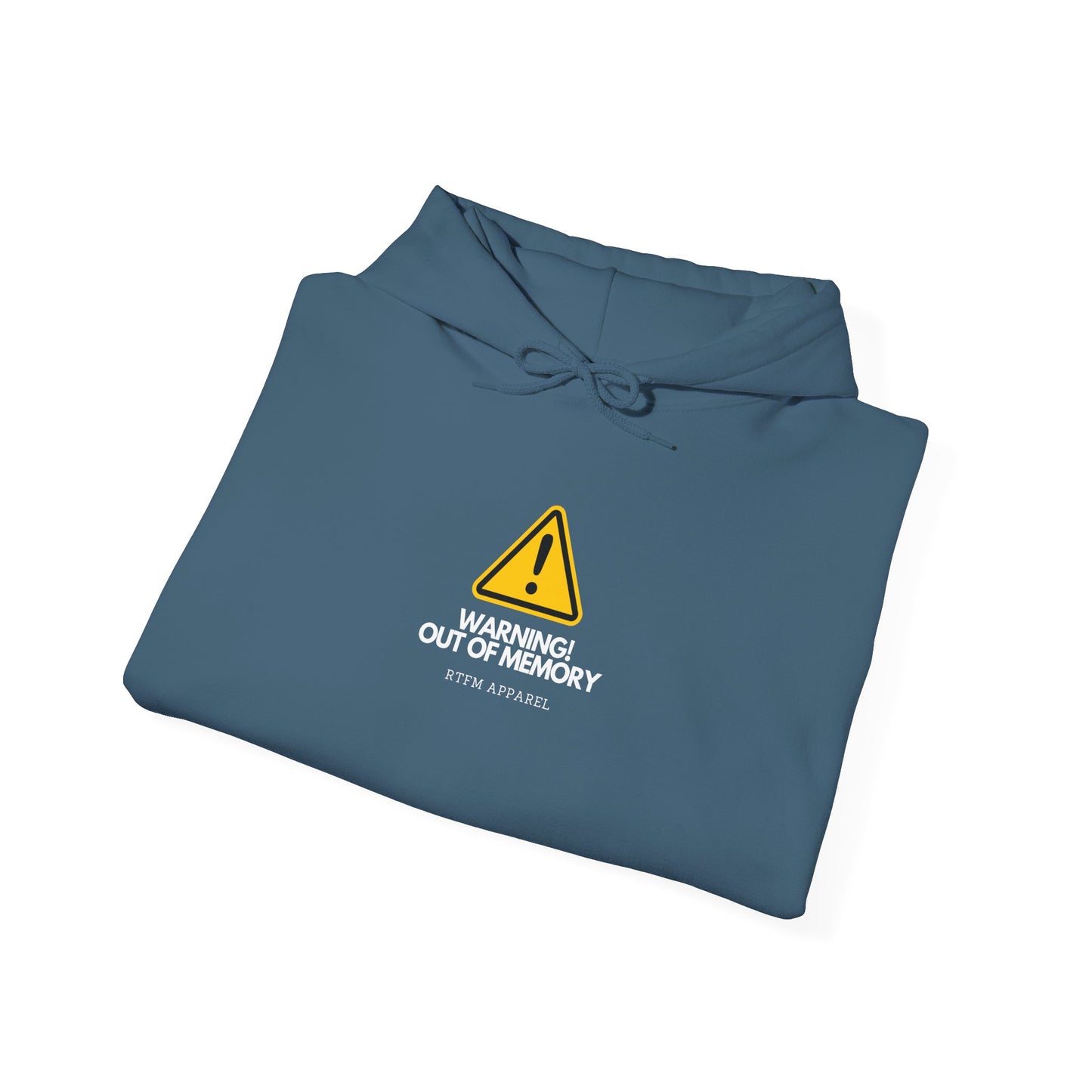 Warning! Out Of Memory - Fun Hoodie For Coders, Developers, IT Experts, Tech Geeks